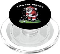 Magliette The Season Funny Santa Golfing Christmas Golfer PopSockets PopGrip per MagSafe