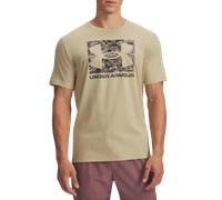 Maglia a maniche corte Under Armour ABC Camo Boxed Logo da uomo Field Khaki / Timberwolf Taupe XL