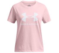 Maglietta per ragazze Under Armour Girls' Big Logo Short Sleeve - Rosa L