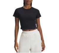 Under Armour Rival Rib Maglietta Donna in nero, Taglia: S