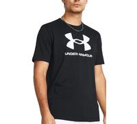 Maglia a manica corta Under Armour Logo da uomo Nero / Bianco L