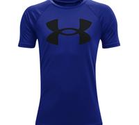 Under Armour - Kid's Tech Big Logo S/S - Maglia funzionale M royal