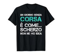 Magliette Uomo Corsa - Regalo Divertente papà Runner Maglietta, Uomo, Nero, L