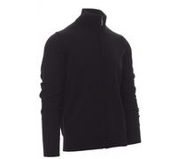 Maglioncino Aperto Cardigan Con Zip e Toppe Gomiti Giovane Primaverile