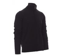 Maglioncino Aperto Cardigan Con Zip e Toppe Gomiti Giovane Primaverile