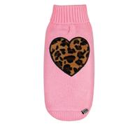 Maglioncino con collo alto e patch effetto peluche modello Posh per cani Record