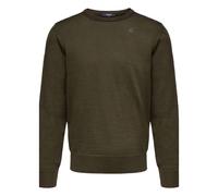 K-Way Maglia Sebastien in Merino Green Blackish - M