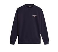 Napapijri - Blu Cotone Maglioncino Classico B-Ice - - Sweatshirts & Hoodies - Uomo - Blu - XL