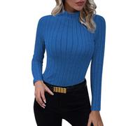 Maglioncino nero sottile da donna, maglioni in cashmere da donna, comodo maglione pullover a costine, maglione autunnale leggero elegante maglia dimagrante maglietta tinta unita top lavorato a maglia
