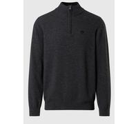 Maglioncino North Sails Half Zip Sweater Casual Uomo Misto Lana Grigio