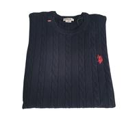 Maglioncino U.S. Polo Assn. Bert Girocollo Uomo Cotone Blu