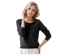 Maglione a collo alto lungo da donna - maglione leggero da donna di grandi dimensioni a maglia a maniche lunghe maglione caldo chic ed elegante tinta unita confortevole e traspirante maglietta