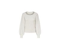 Maglione a girocollo ONLY da donna, in misto Acrilico, colore beige, codice 1...