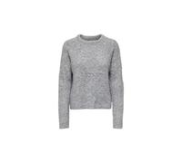Maglione a girocollo ONLY da donna, in poliestere, colore grigio, codice 1533...