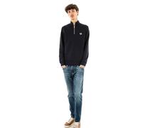 Fred Perry HALF ZIP SWEATSHIRT men Half-Zips blue in taglia:L