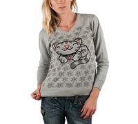 Maglione A V Per Ragazze Pixel Kitty Big Bang Theory