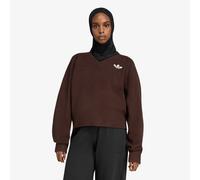 Maglione adida Eential Knit V-Neck weathirt Long leeve Aurora Coffee S