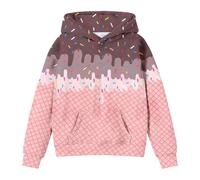 Maglione Bambine e Ragazze Top a Tunica per Bambina Felpa in Cotone Felpe con Cappuccio Stampa Cappotto Eleganti Bambini Ragazza Senza Natale Perfetta Autunno Inverno