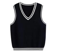 Maglione Bambino 10 Anni - Maglioni per Bambini in Stile Preppy Gilet per La Scuola Abbigliamento Casual Comodo per Bambini Bambini Piccoli e Adolescenti (Navy 3-4 Years)