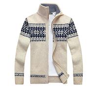 Maglione Beige Collo Alto Uomo Scollo Giallo Maglia Colorate La Basic Tasche Strappata Classiche Stile Azzurre col Zio Barca Norvegesi Giubbotti Stagione Giacchetta