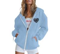 Maglione Blu Navy Donna Pile Alto Leggere Lunghi Aperte Colorato Colore Marca Cuore Fronte Perfetta Femminili Americane Stampate Felponi Pipistrello Acceso Ampi Vestito