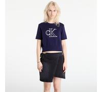Maglione Calvin Klein Jeans Logo Ss Top Sweater Purple XS
