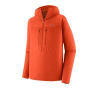 Maglione con cappuccio Patagonia R1 Ultralight Orange L
