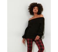 Maglione con maniche a palloncino Nero 40 (IT) - 36 (FR) Tinta unita