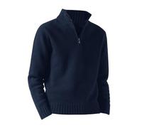 Maglione con Mezza Zip da Uomo - Pullover a Maglia con Zip a Un Quarto con Colletto Rialzato e Maniche Lunghe, Maglione Leggero e Morbido per l'Inverno Vestibilità Slim Fit Maglione a Maglia con Mezza