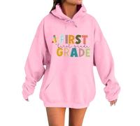 Maglione con motivo a rombi da donna Felpe per l'ora della scuola. Design casual con scollo rotondo con motivo. Perfetto da abbinare ai jeans. Versatile per abbigliamento arcobaleno da donna, Colore