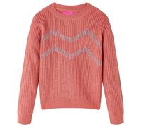 Maglione da Bambina Lavorato a Maglia Rosa Medio 116