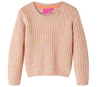 Maglione da Bambina Lavorato a Maglia Rosa Tenue 128