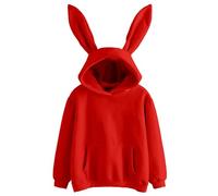 Maglione da coniglio con orecchie con cappuccio a maniche lunghe con orecchie felpe leggere con cappuccio per le donne orecchio di coniglio animale carino coniglio orecchio coniglio orecchio felpa con