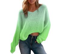Maglione da donna comodo, maglia termica, maglia a rete, maglione da donna alla moda a maniche lunghe con scollo a V, camicetta invernale calda a strati top per uscire tutti i giorni, camicie per