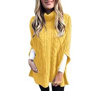 Maglione da donna comodo maglieria top termici Ultimo 2022 Lady Maniche lunghe Plus Size Abito maglione collo alto Costume da festa Abiti di Natale Regali, Ye2., L