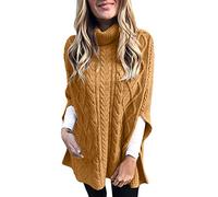 Maglione da donna comodo maglieria top termici Ultimo 2022 Lady Maniche lunghe Plus Size Abito maglione collo alto Costume da festa Abiti di Natale Regali, Ye1., L