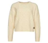 Maglione da donna con cavo spesso Superdry Blanc M