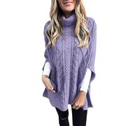 Maglione da donna con collo alto, camicetta a collo alto, alla moda, a collo alto, tinta unita, per allenamento al chiuso e all'aperto, maglietta di base, regali di Natale, Pp2., 3XL