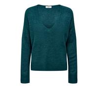 Maglione da donna con scollo a V JDY Elanora Bleu M