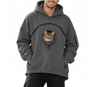 Maglione da donna da uomo per cane gatto con cappuccio, tasca canguro di grandi dimensioni, morbido porta con spaziosa e tenere piccolo o vicino a se stessi in tutta semplicità