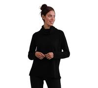 Maglione da donna in 100% cashmere, a 2 fili, Nero , M