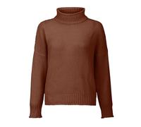 Maglione da donna invernale caldo a collo alto, da donna, inverno, a maglia, comodo, a maglia grossa, tinta unita, a collo alto, da donna, a maglia, d, XXXXL