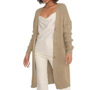 Maglione da donna lavorato a maglia termica maglieria da donna in tinta unita maglione lavorato a maglia autunno inverno sciolto versatile a maniche lunghe cardigan lavorato a maglia con bottone
