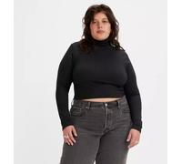 Maglione da donna Levi's Oriel girocollo maglione collo nero taglie forti 1X ...