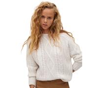 Maglione da donna Mango Pump con schiena aperta ecrù L