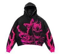 Maglione da uomo con cappuccio e felpe, slim fit, streetwear, hip hop, stampa digitale, felpa con cappuccio, per l'uso quotidiano, da uomo, Altro., S