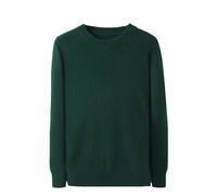 Maglione da uomo in cashmere con scollo rotondo lavorato a maglia di grandi dimensioni maglione a maniche lunghe, EN8, XXL