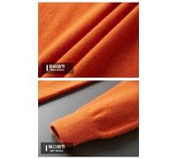 Maglione da uomo in lana merino O collo top un pezzo pronto da indossare inverno tinta unita maglione, EN8, S