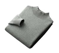 Maglione da uomo invernale in lana tinta unita a collo alto allentato pullover a maniche lunghe casual top maglione caldo, Esercito En8, L