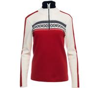 DALE OF NORWAY Dystingen F Sweater - Donna - Beige / Rosso - Taglia M- modello 2024